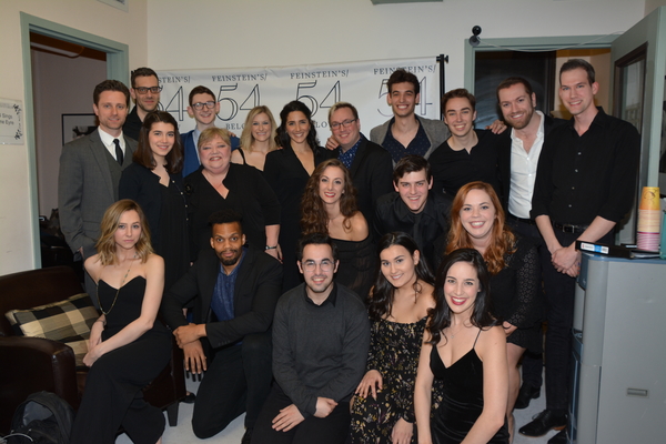 The Cast and Creative Team that includes-Robbie Rozelle, Cameron Moncur (Musical Dire Photo