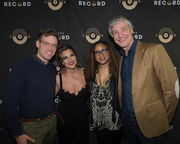 Barrett Foa, Shoshana Bean, Tracie Thoms, and Christopher Youngsman Photo