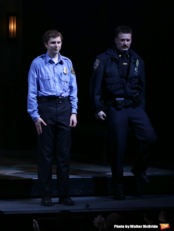 Photo Coverage: Chris Evans, Michael Cera, and the Cast of LOBBY HERO Take Their First Bow Image
