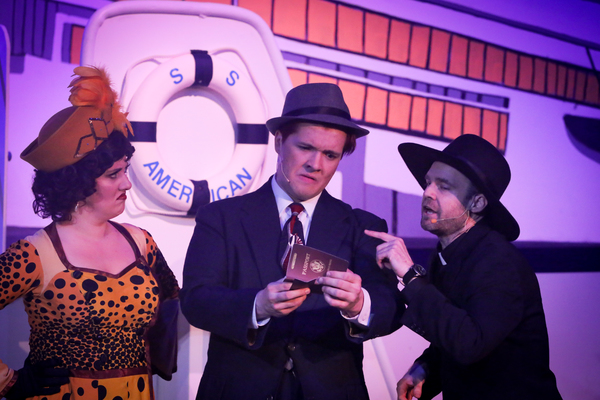 Sarah Gene Dowling as Bonnie, Evan Fornachon as Billy, and Aaron Allen as Mooney Photo