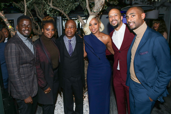 Daniel Kaluuya, Dee Rees, Charles Burnett, Mary J. Blige, Common, Charles King Photo