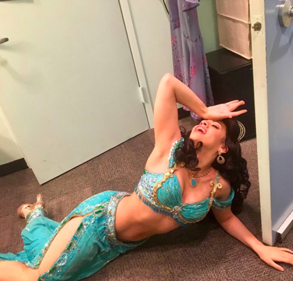 Photo Flash: Isabelle McCalla Mourns Her Final Saturday in Broadway's ALADDIN and More Saturday Intermission Pics! Image