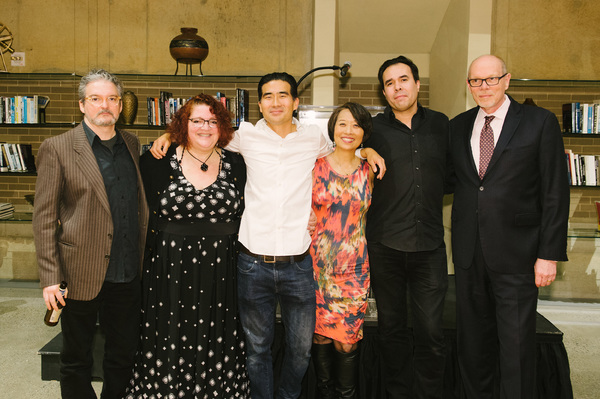 Sound Designer John Zalewski, Director Jessica Kubzansky, Ryun Yu (Gordon Hirabayashi Photo