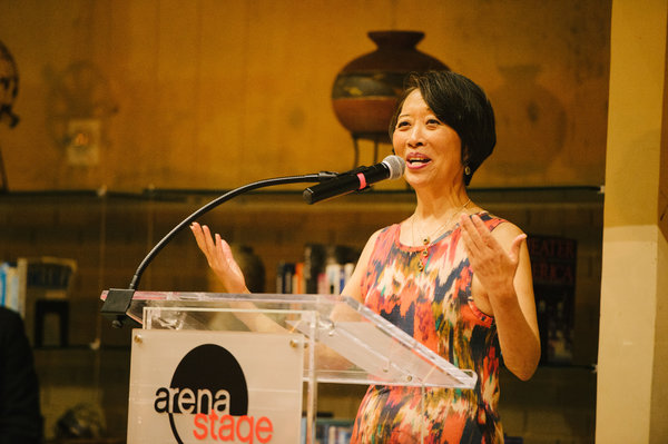 Playwright Jeanne Sakata at the opening night for Hold These Truths, March 2, 2018, a Photo