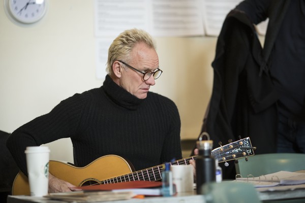 Photo Flash: Inside Rehearsals with Sting for THE LAST SHIP Image
