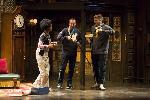 Photo Flash: Olympian Broadway Debut Gone Right at THE PLAY THAT GOES WRONG Image