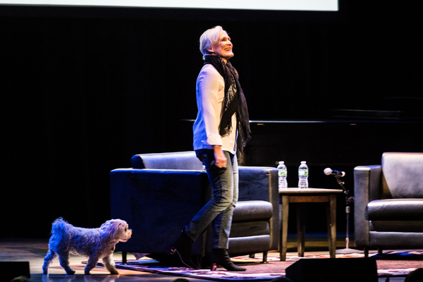 Photo Flash: Glenn Close Chats with Andrew Lloyd Webber About His New Memoir, UNMASKED Image