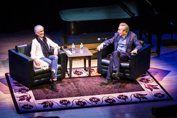 Photo Flash: Glenn Close Chats with Andrew Lloyd Webber About His New Memoir, UNMASKED Image