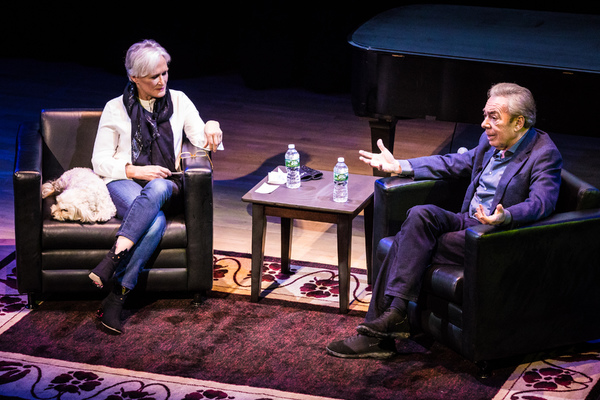 Photo Flash: Glenn Close Chats with Andrew Lloyd Webber About His New Memoir, UNMASKED Image
