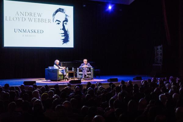 Photo Flash: Glenn Close Chats with Andrew Lloyd Webber About His New Memoir, UNMASKED Image