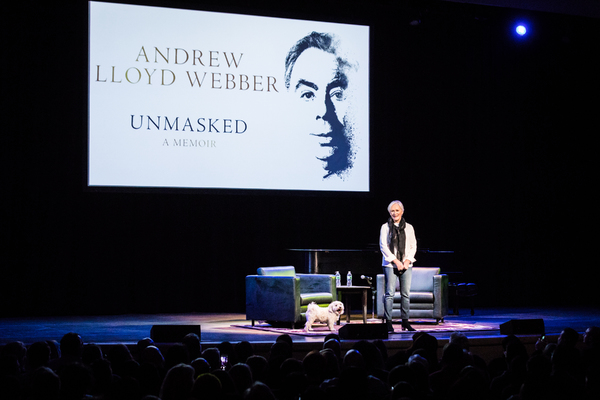Photo Flash: Glenn Close Chats with Andrew Lloyd Webber About His New Memoir, UNMASKED Image