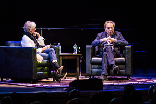 Photo Flash: Glenn Close Chats with Andrew Lloyd Webber About His New Memoir, UNMASKED Image