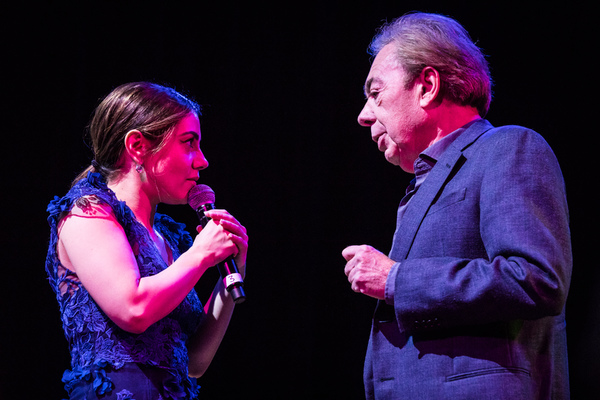 Meghan Picerno and Andrew Lloyd Webber Photo