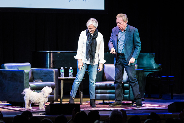 Photo Flash: Glenn Close Chats with Andrew Lloyd Webber About His New Memoir, UNMASKED Image