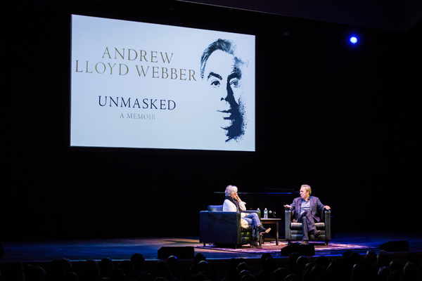 Photo Flash: Glenn Close Chats with Andrew Lloyd Webber About His New Memoir, UNMASKED Image