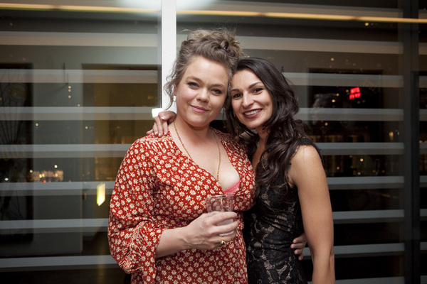 Ana Reeder with playwright Martyna Majok Photo
