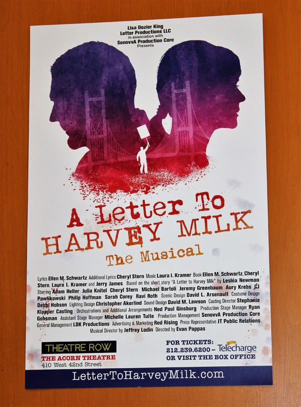 Photo Coverage: Inside Opening Night of A LETTER TO HARVEY MILK Image