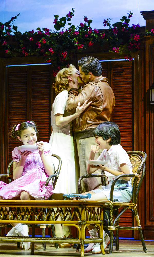 Erin Davie and Nicholas Rodriguez (center, back) with Hana Roberts and Ray Zurawin (f Photo