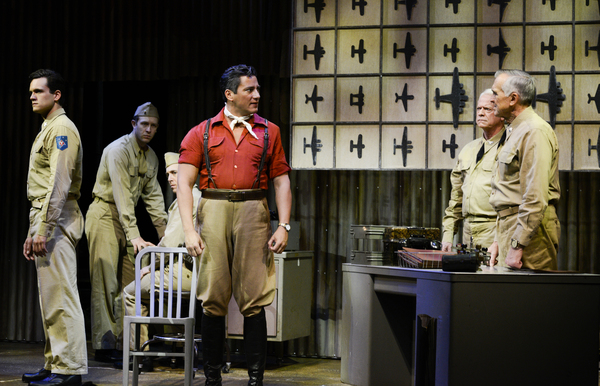 Stephen Mark Lukas (far left) as Lieutenant Cable and Nicholas Rodriguez (center) as  Photo