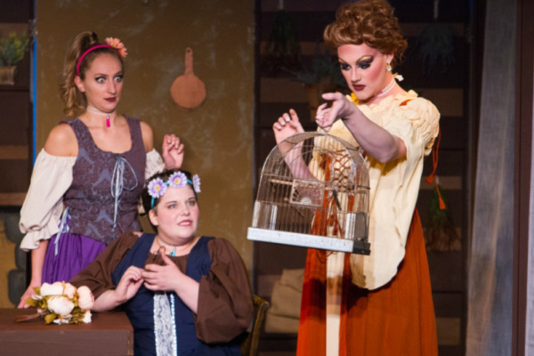 Madame (Eric Fletcher) finds some Filthy nibblers in the kitchen - ewww - mice!

Phot Photo