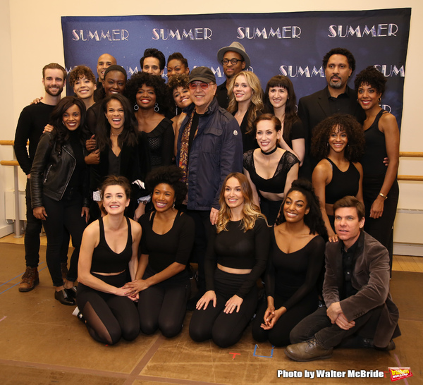 Tommy Mottola with LaChanze, Storm Lever and Ariana DeBose and the cast  Photo