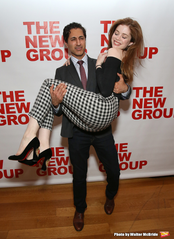 Maulik Pancholy and Charlotte Hope  Photo