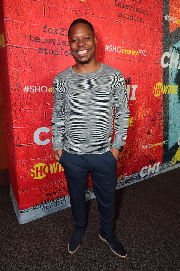 Jason Mitchell at the 2018 Showtime EMMY FYC screening of THE CHI at DGA on 3/9/18. - Photo