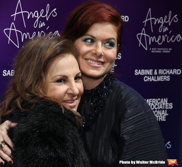Kathy Najimy and Debra Messing attends The American Associates of the National Theatr Photo