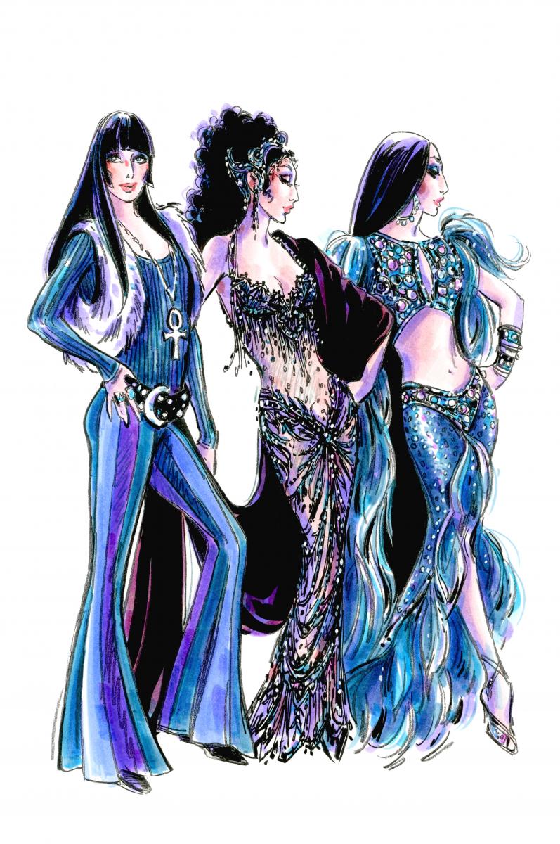 Photo Flash: Bob Mackie Previews Looks from Pre-Broadway Premiere of THE CHER SHOW; Full Design Team Announced! 