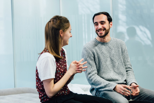 Photo Flash: In Rehearsal with Helena Wilson, Alistair Toovey, and the Cast of LOVE ME NOW 