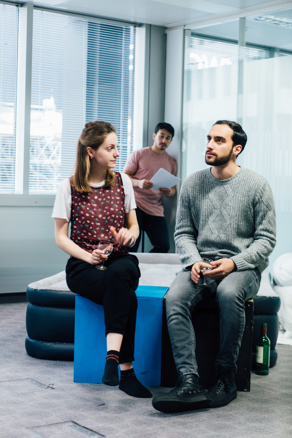 Photo Flash: In Rehearsal with Helena Wilson, Alistair Toovey, and the Cast of LOVE ME NOW 