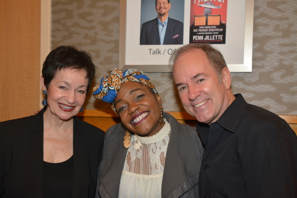 Lynn Ahrens, Kenita R. Miller and Stephen Flaherty Photo