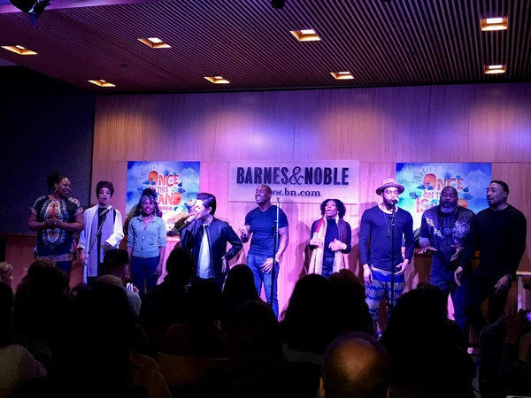 Photo Coverage: The Cast of ONCE ON THIS ISLAND Performs at Barnes and Noble in Honor of Cast Album Release Image