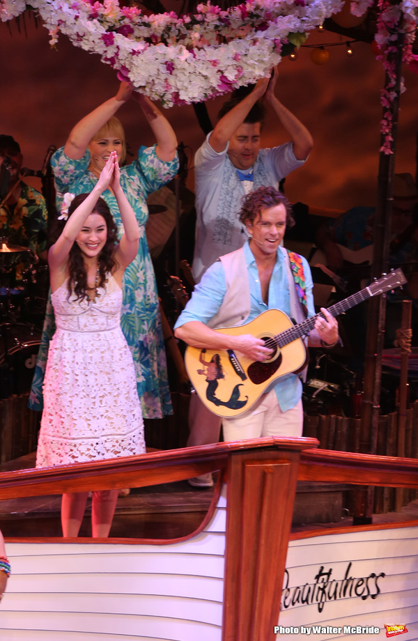 Photo Coverage: Jimmy Buffett Joins the Cast of ESCAPE TO MARGARITAVILLE for Opening Night Bows! Image