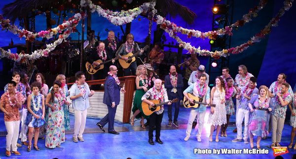 Jimmy Buffett with the Cast and Creative Team Photo