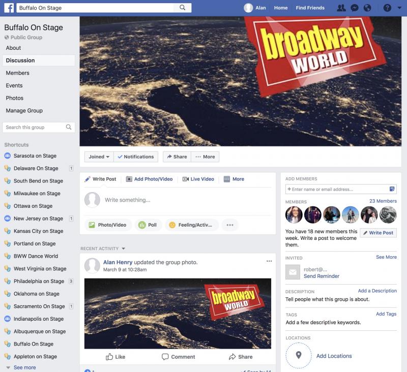 Join The BWW Buffalo on Stage Facebook Group Image
