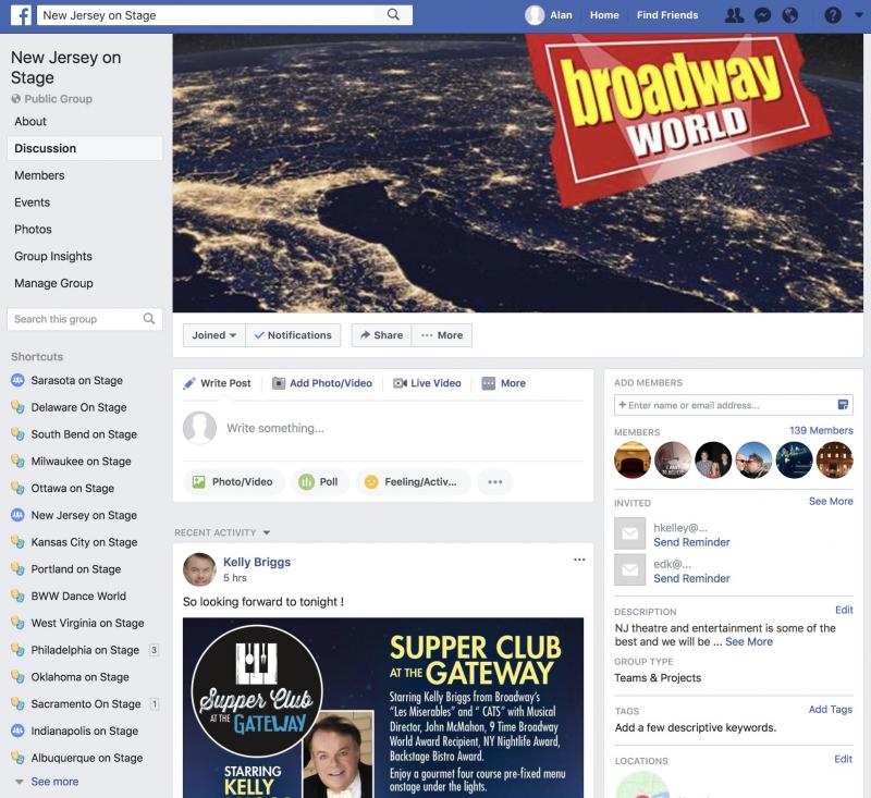 Join The BWW New Jersey on Stage Facebook Group Image