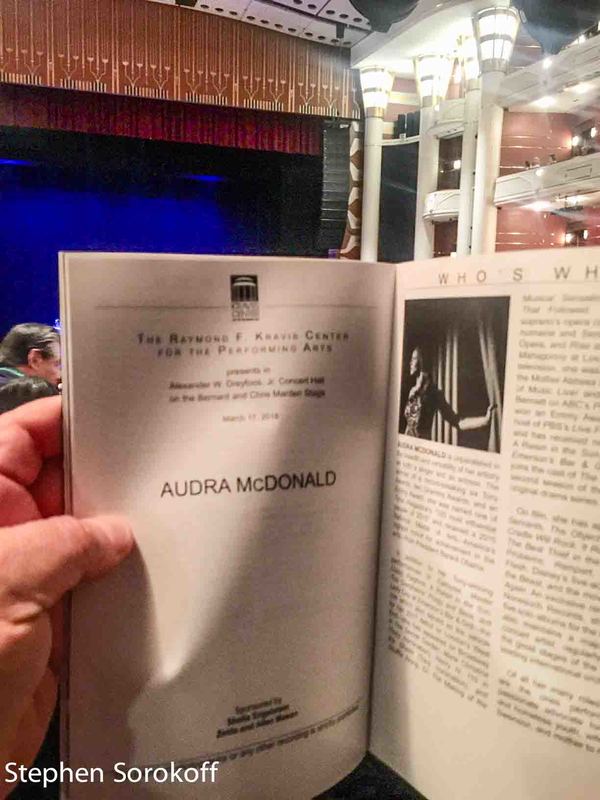 Photo Coverage: Audra McDonald Performs at The Kravis Center Image