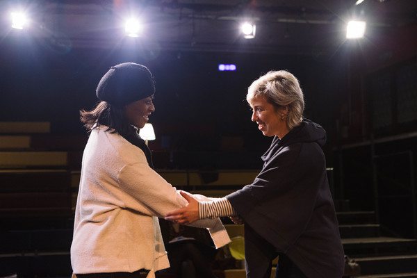 Photo Flash: In Rehearsal with DEVIL WITH THE BLUE DRESS Image