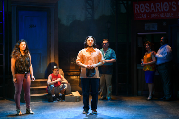 Cherry Torres (Nina), Nick Martinez (Sonny), Spiro Marcos (Usnavi), Vincent Ortega (P Photo