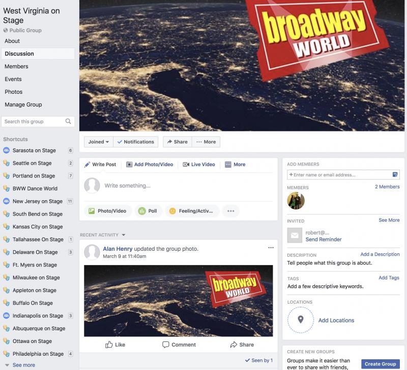 Join The BWW West Virginia on Stage Facebook Group 