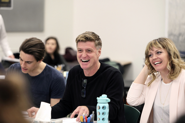 Derek Klena (Nick), Sean Allen Krill (Steve), and Elizabeth Stanley (Mary Jane) Photo