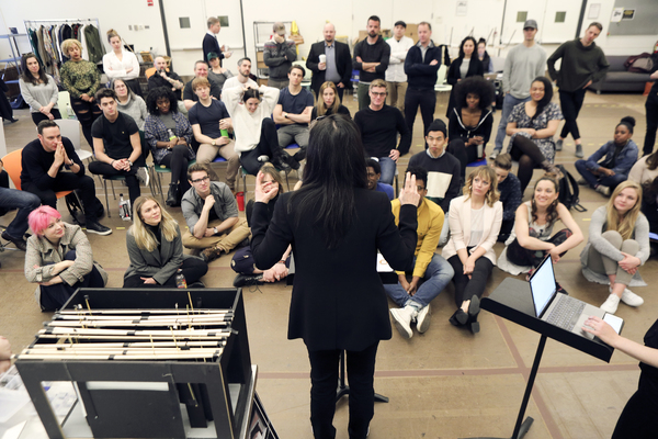 Director Diane Paulus and the company of Jagged Little Pill Photo