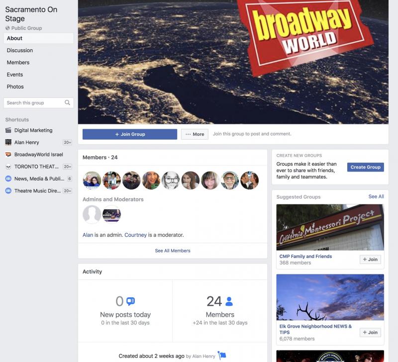 Join The BWW Sacramento on Stage Facebook Group Image