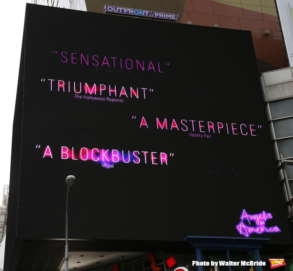Photo Coverage: ANGELS IN AMERICA Announces NYC Return with Times Square Billboards Image