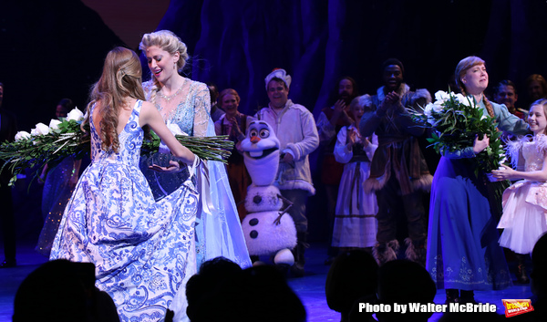 Photo Coverage: A Cold Front Takes Over Broadway! Inside FROZEN's Opening Night Curtain Call Image