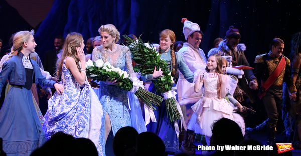 Photo Coverage: A Cold Front Takes Over Broadway! Inside FROZEN's Opening Night Curtain Call Image