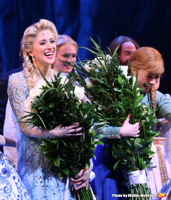 Photo Coverage: A Cold Front Takes Over Broadway! Inside FROZEN's Opening Night Curtain Call Image