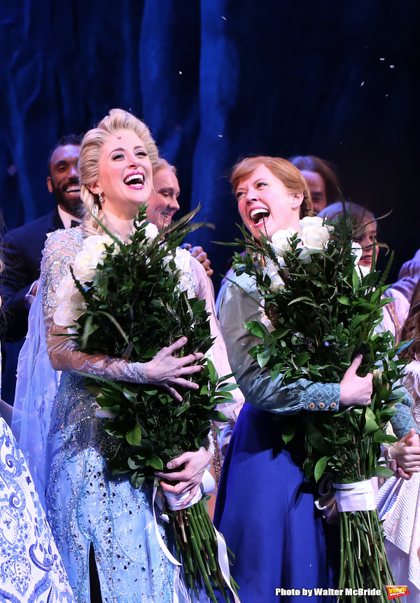 Photo Coverage: A Cold Front Takes Over Broadway! Inside FROZEN's Opening Night Curtain Call Image