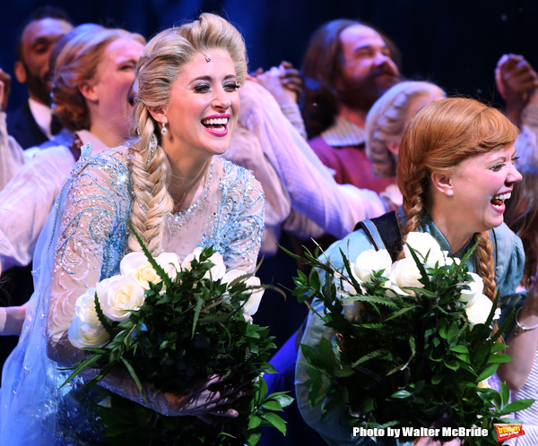 Photo Coverage: A Cold Front Takes Over Broadway! Inside FROZEN's Opening Night Curtain Call Image